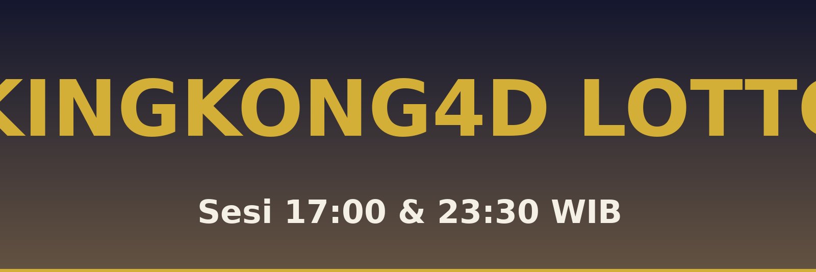Kingkong4D Lotto Simpang Kanan